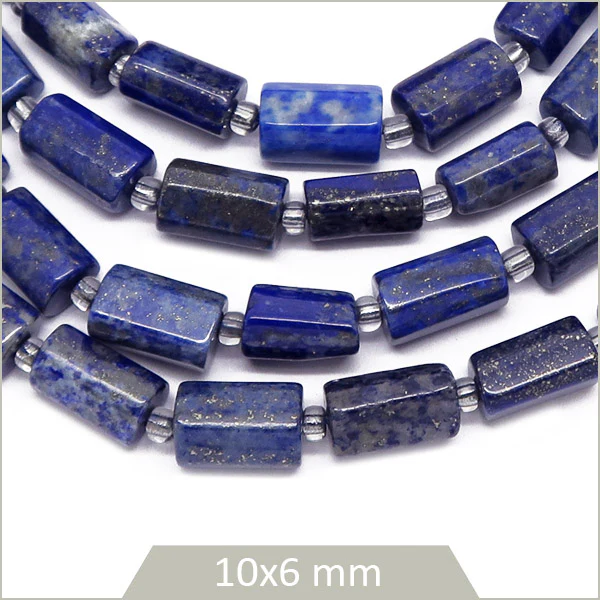 DIY colliers pierres naturelles bleues